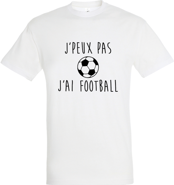 T-shirt "Je peux pas football"