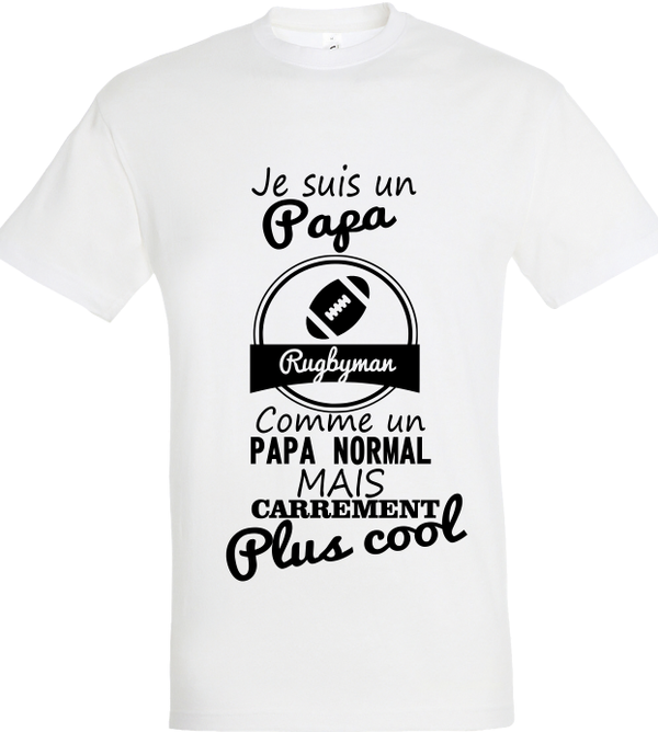 T-shirt "Papa rugbyman"