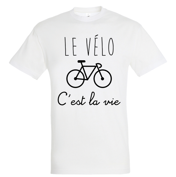 T-shirt - Le vélo c'est la vie