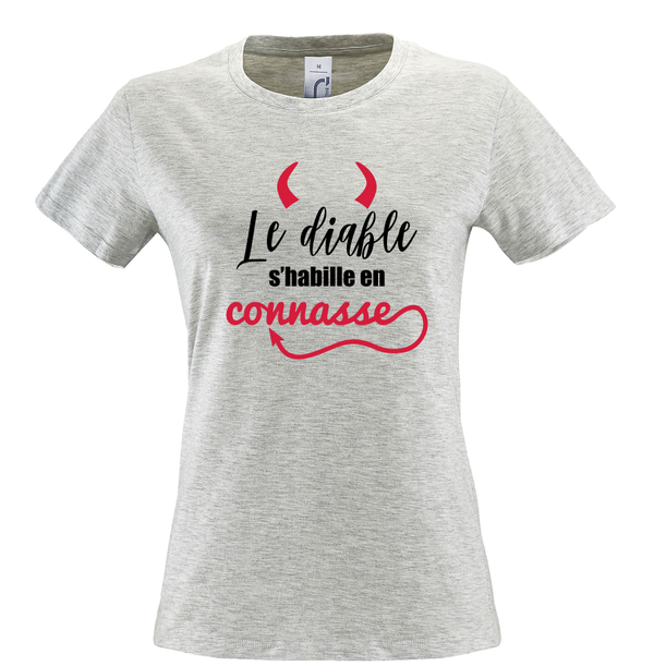 T-shirt femme "Le diable connasse"
