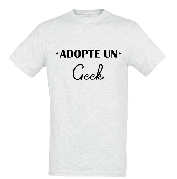 T-shirt "Adopte un geek"