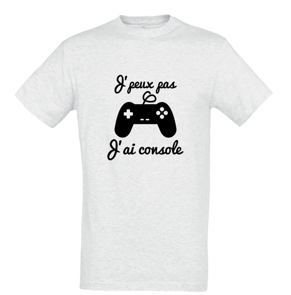 T-shirt "Je peux pas console"