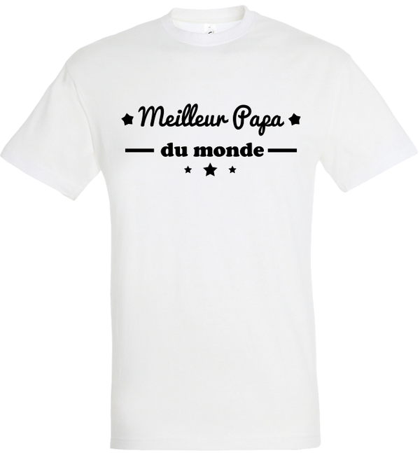 T-shirt "Meilleur Papa du Monde"