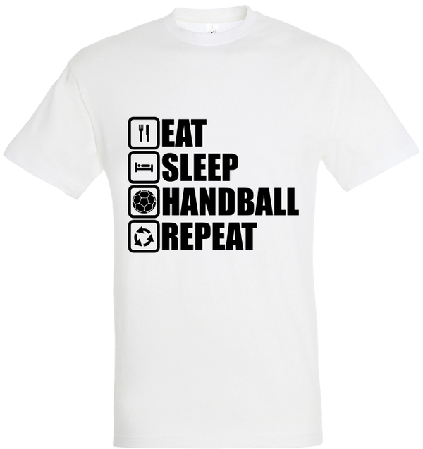 T-shirt "Eat,Sleep,Handball,Repeat"