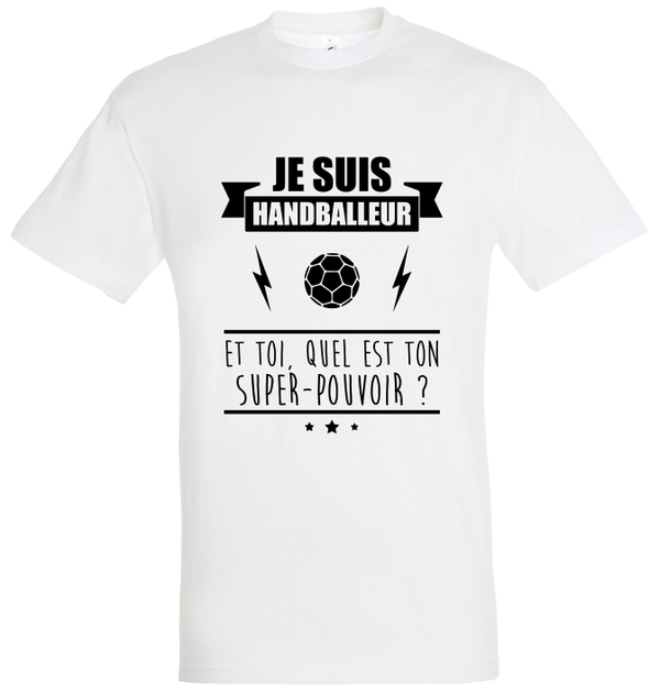 T-shirt "Handballeur super pouvoir"