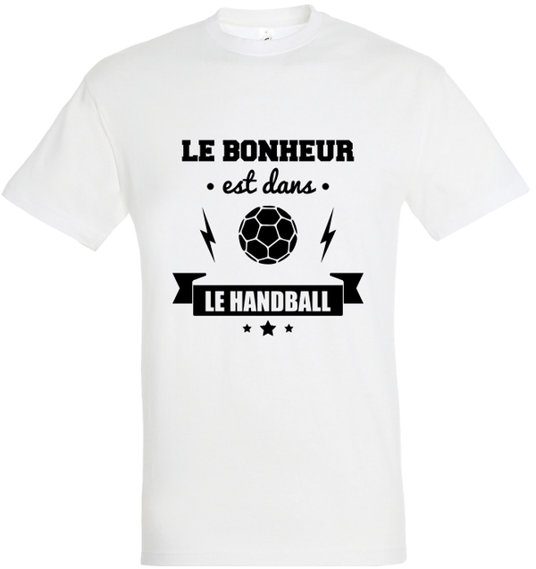 T-shirt "Le bonheur est dans le Handball"