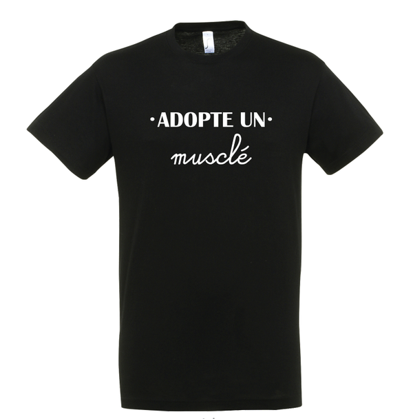 T-shirt "Adopte un musclé"