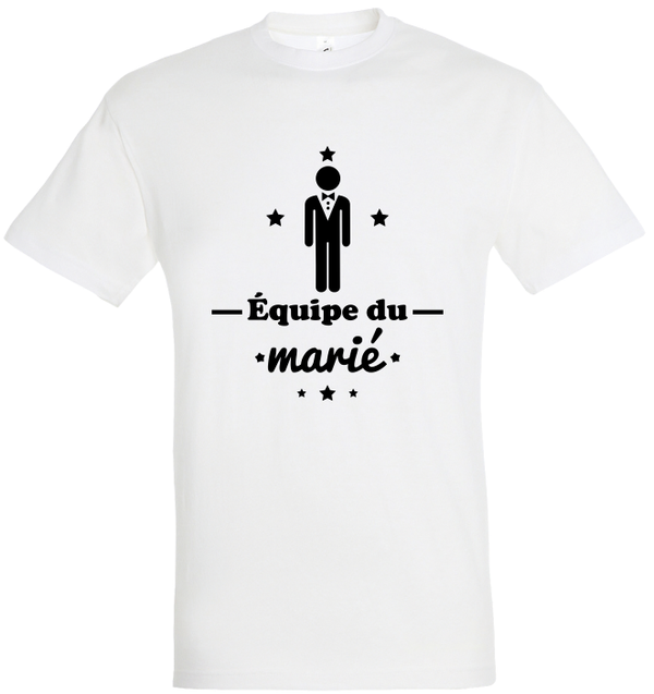 T-shirt "Équipe du marié"