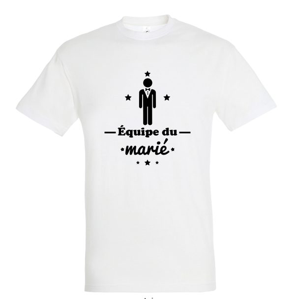 T-shirt "Équipe du marié"