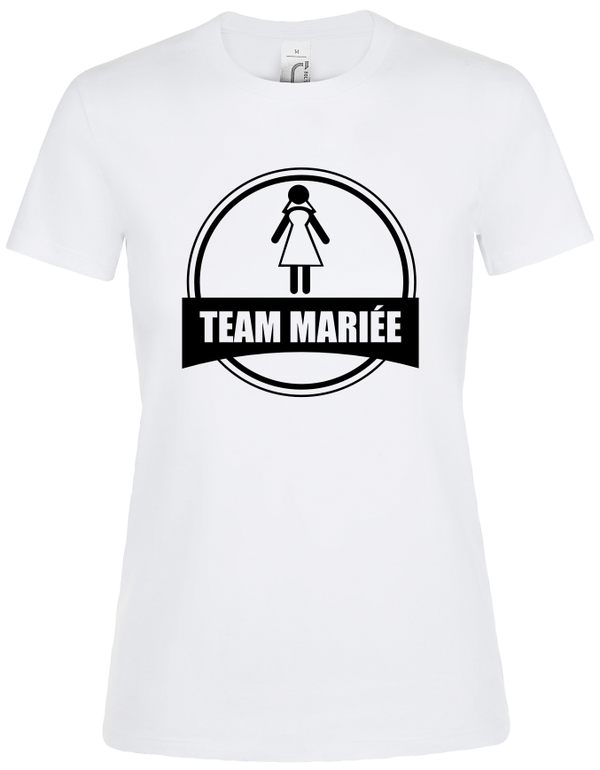 T-shirt Femme "Team mariée"