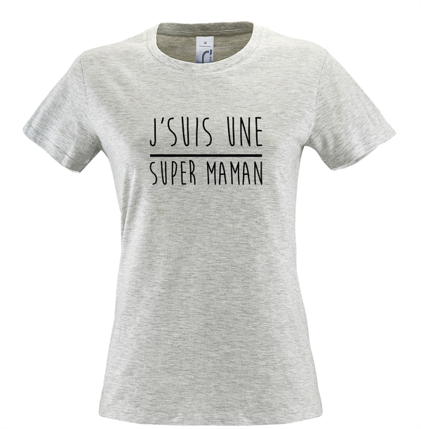 T-shirt Femme "Super Maman"