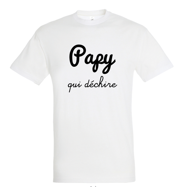 T-shirt "Papy qui déchire"