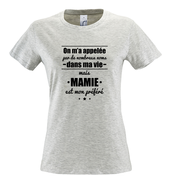 T-shirt Femme "Appelée Mamie"