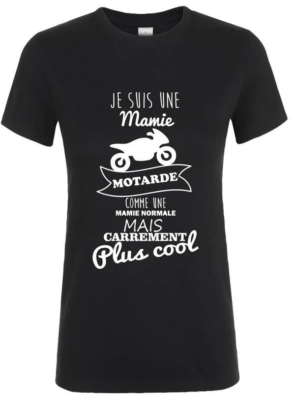 T-shirt Femme "Mamie Motarde"