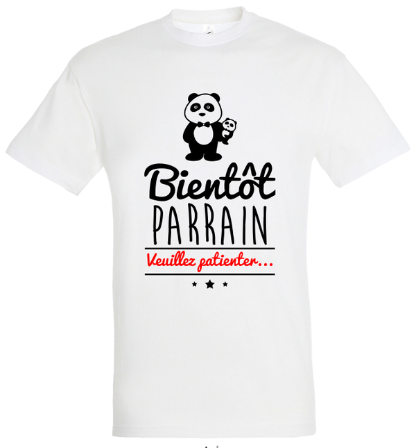 T-shirt "Bientôt Parrain"