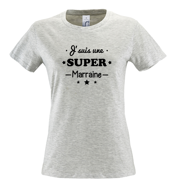 T-shirt "Super marraine"