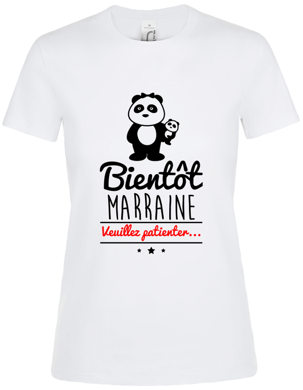 T-shirt "Bientôt marraine"
