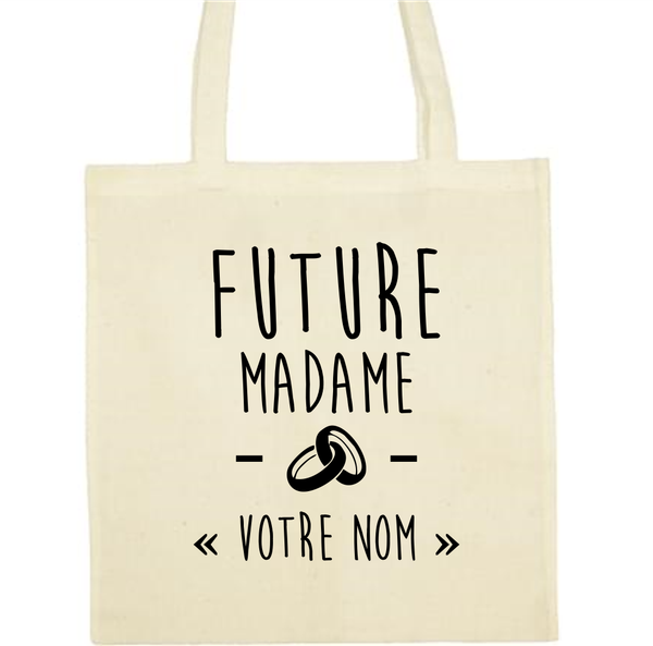 Tote bag "Future Madame" personnalisé