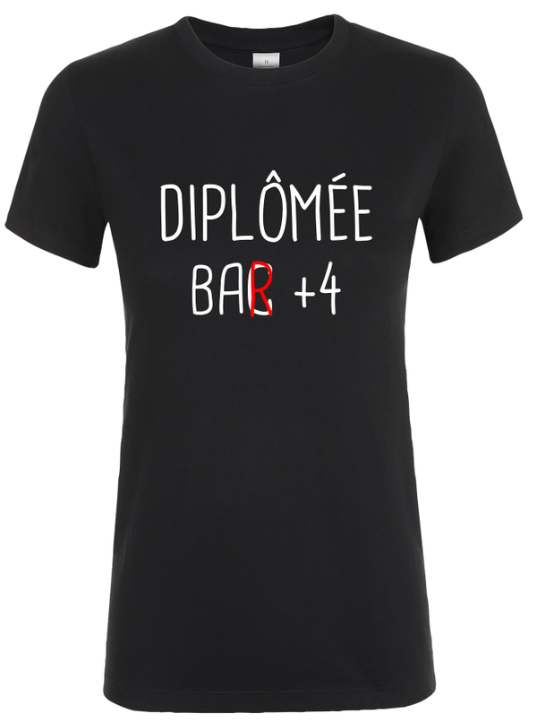 T-shirt Femme "Diplomée"