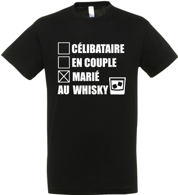 T-shirt - Marié au whisky