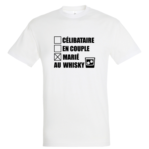 T-shirt - Marié au whisky