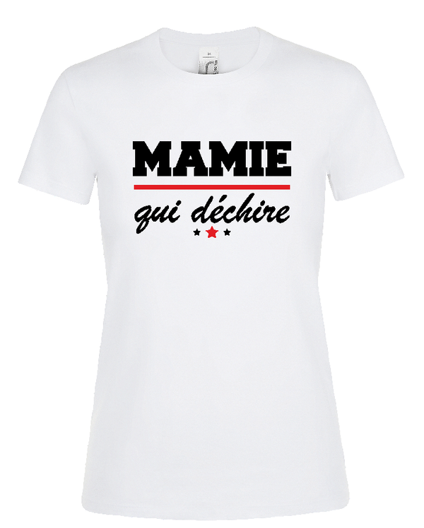 T-shirt Femme - Mamie qui déchire